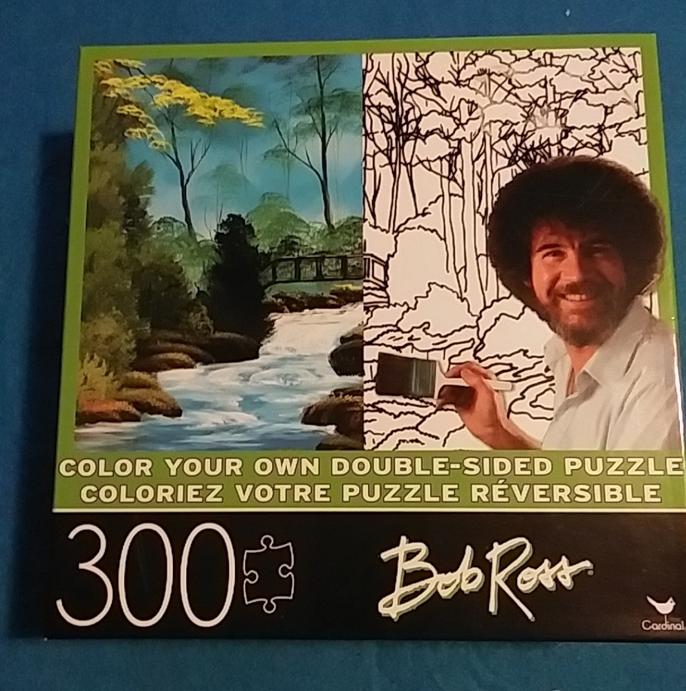 Bob Ross Double-Sided Puzzle